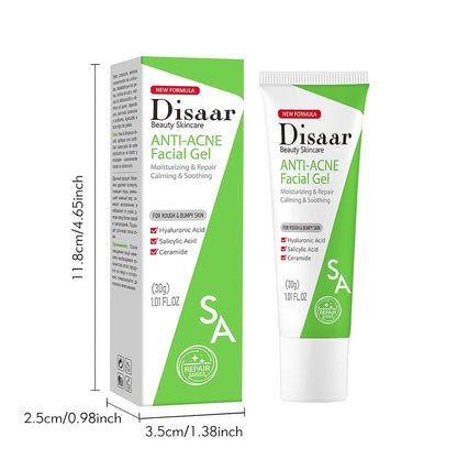 DISAAR BEAUTY Facial Gel Moisturizer with Salicylic Acid 30g