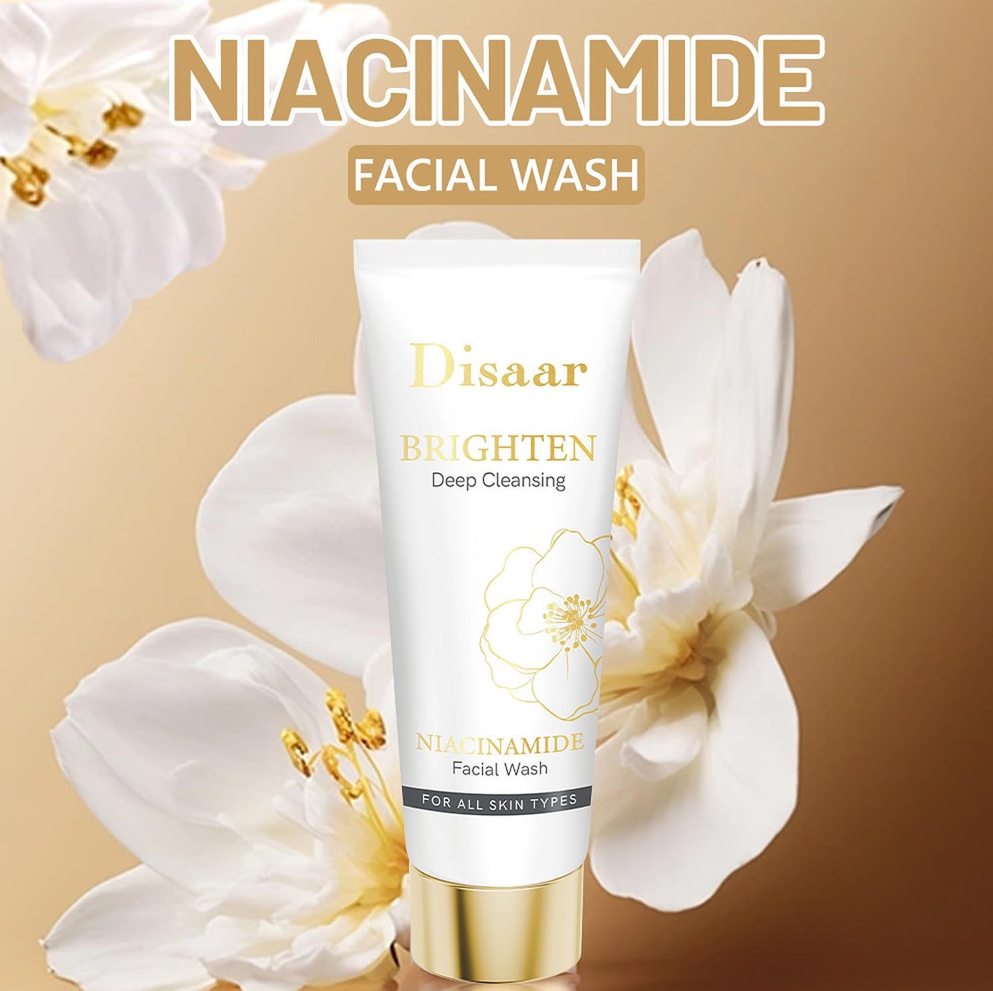 DISAAR BEAUTY Deep Cleansing Facial Wash Niacinamide Amino Acid 120g