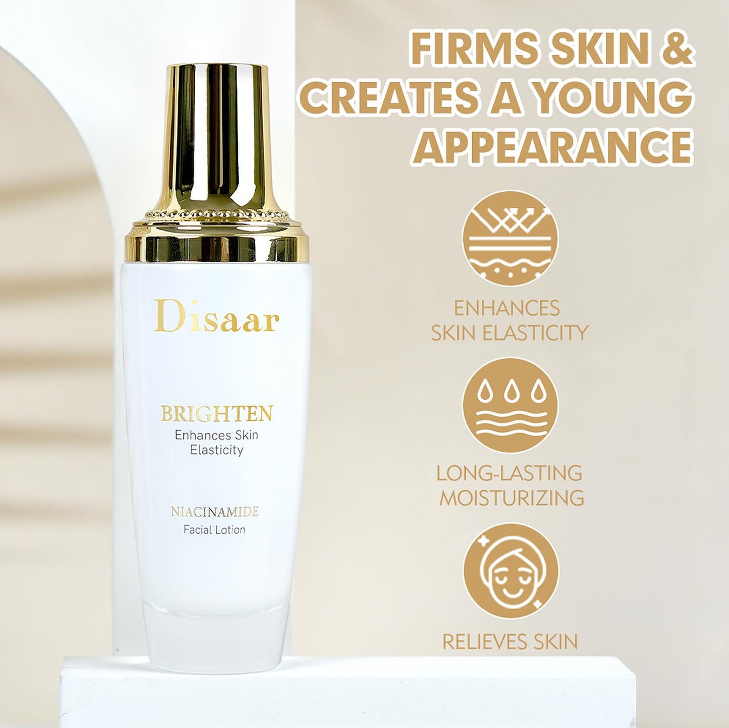 DISAAR Beauty Niacinamide Facial Lotion Elasticity Moisturizing 100ml