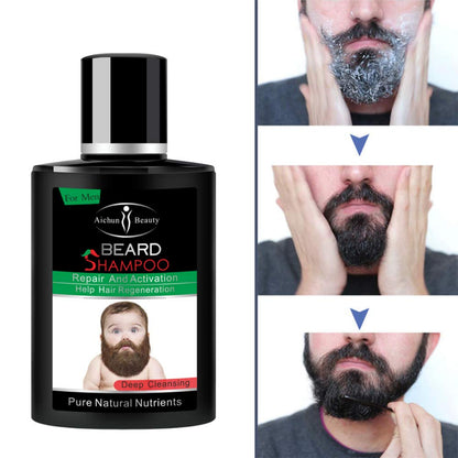 AICHUN BEAUTY Beard Hair Growth Shampoo Repair Vitamins Essence 100ml