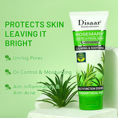 DISAAR BEAUTY Rosemary Centella Facial Wash Anti-Acne 100g