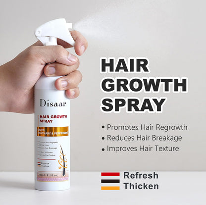 DISAAR BEAUTY Hair Growth Spray Minoxidil Caffeine Biotin 240ml (Caffeine)