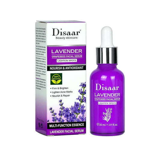 DISAAR BEAUTY Lavender Grapeseed Facial Serum Nourish Repair 30ml