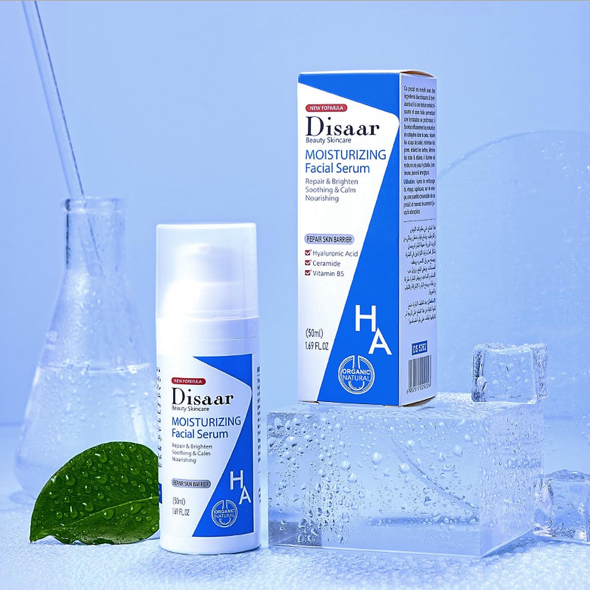 DISAAR BEAUTY Moisturizing Facial Serum Hyaluronic Acid Ceramide 50ml
