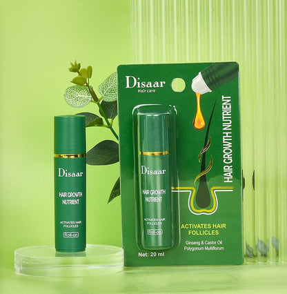 DISAAR BEAUTY Hair Growth Nutrient Follicles Ginseng Castor Oil 20ml