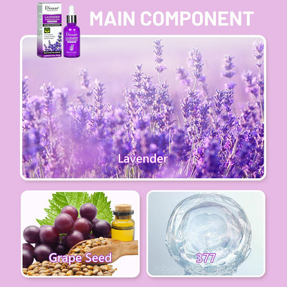 DISAAR BEAUTY Lavender Grapeseed Facial Serum Nourish Repair 30ml