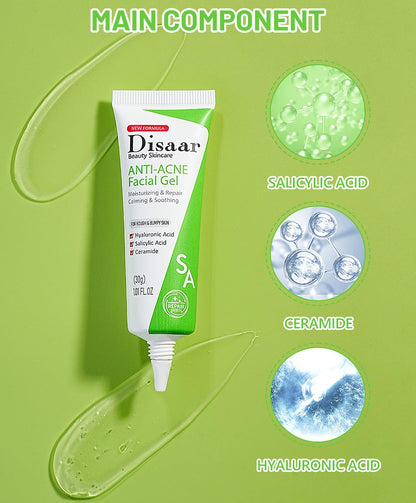DISAAR BEAUTY Facial Gel Moisturizer with Salicylic Acid 30g