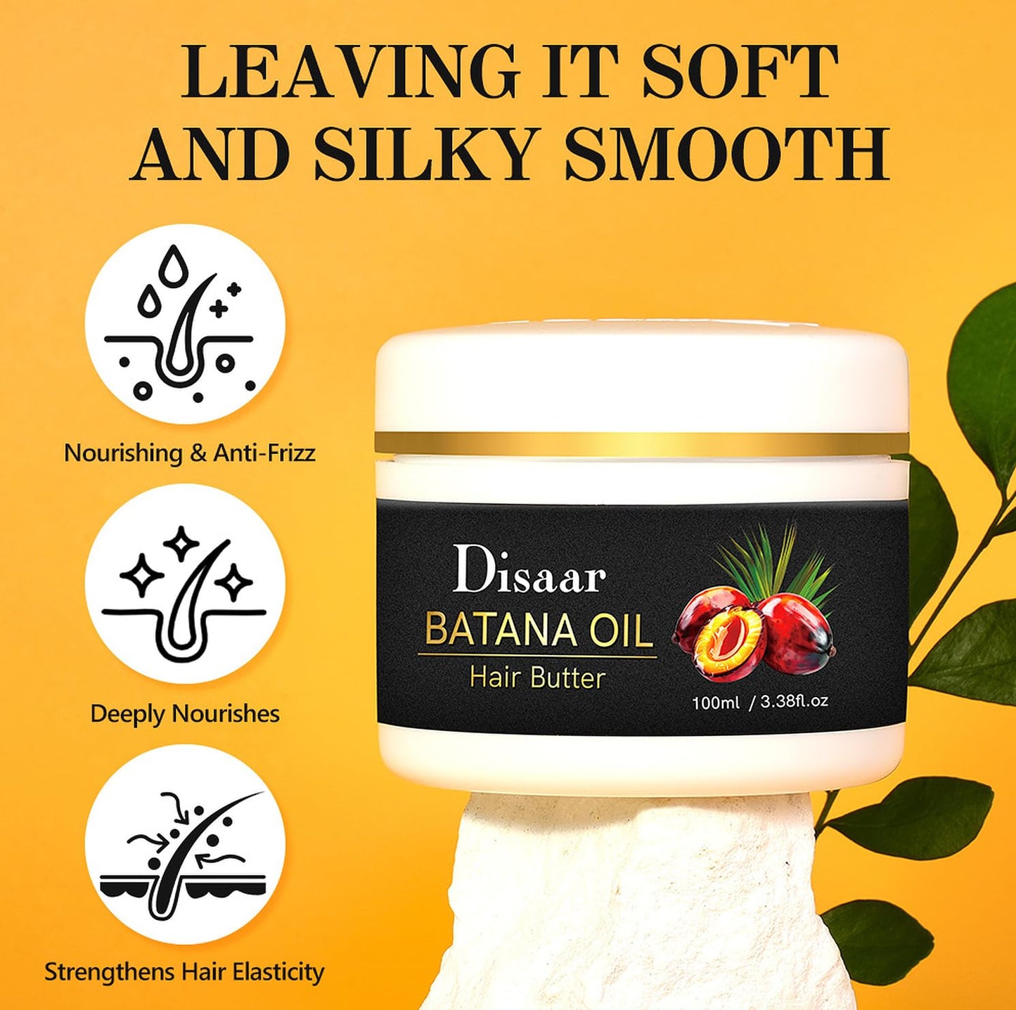 DISAAR Beauty Batana Oil Hair Butter Rosemary Shea Anti-Frizz 100ml