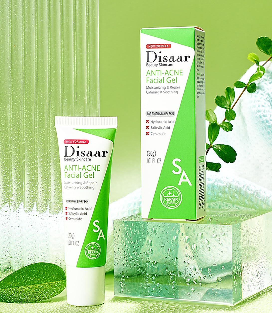 DISAAR BEAUTY Facial Gel Moisturizer with Salicylic Acid 30g