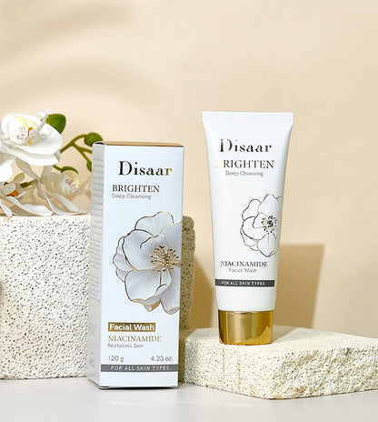 DISAAR BEAUTY Deep Cleansing Facial Wash Niacinamide Amino Acid 120g