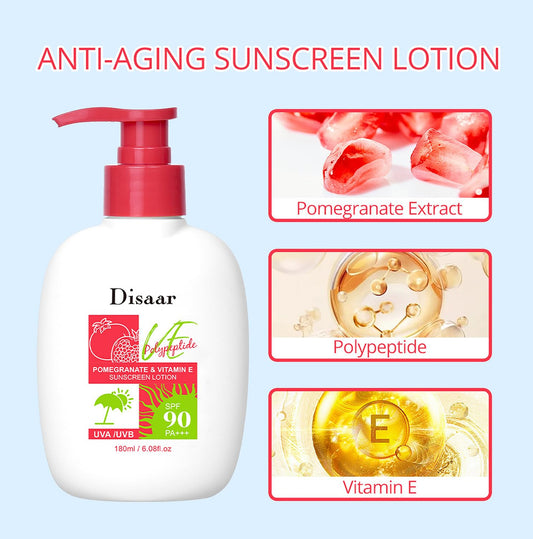 DISAAR BEAUTY Sunscreen Lotion Skin Elasticity 160ml (SPF75)