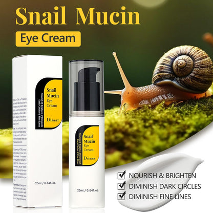 DISAAR BEAUTY Snail Mucin Eye Cream Dark Circles Fine Lines 25ml