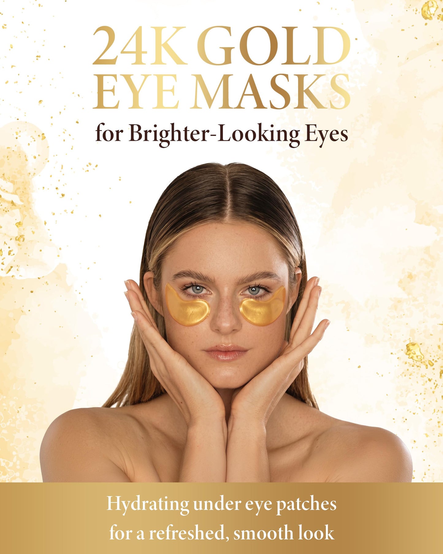 AICHUN BEAUTY 24K Gold Collagen Eye Mask Patches 20 Pack