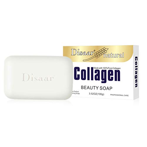 DISAAR Beauty Natural Collagen Beauty Soap Clear Face Smooth Skin Reduces Open Pores Nourishment 100g