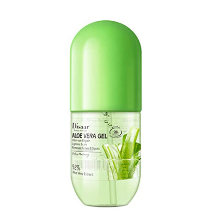 DISAAR Beauty Aloe Vera Gel Cracked Skin Refreshing After Sun Moisturizing 280ml/9.45oz