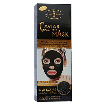 Aichun Beauty Mask Caviar Purifying Peel Off Blackhead Remover Deep Cleansing Facial Clean 120ml