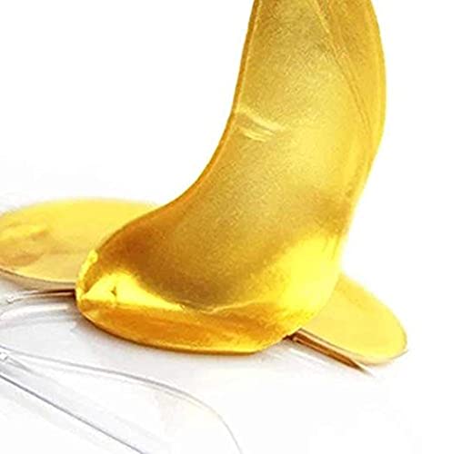 AICHUN BEAUTY 10/20/30/40/100 Pairs Crystal 24K Gold Powder Gel Collagen Eye Mask Patch, Anti Ageing, Remove Bags, Puffiness, Skincare, Anti Wrinkle, Moisturising