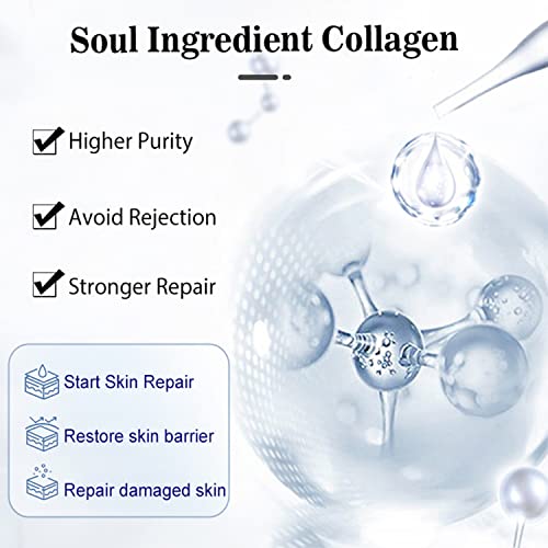 AICHUN BEAUTY Collagen Extract Essence Facial Mask Moisturizing Face Wrinkle Acne Scars Rough Pores Prevents Aging Smooth Skin 25ml/ 0.88fl.oz (10 PACK)