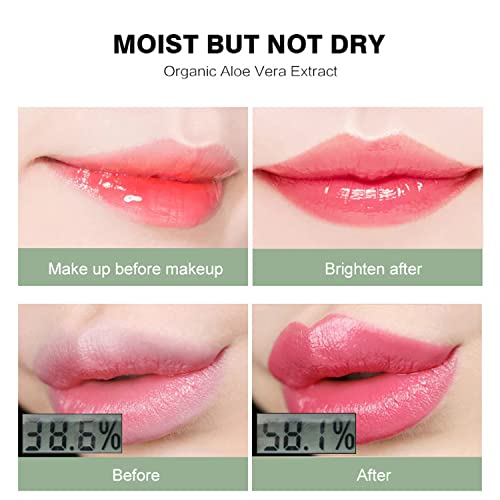 DISAAR BEAUTY 99% Aloe Vera Moisturizing Lipstick Lip Balm Lines Desalinating Nature Health Tasteless 10g