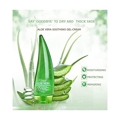 DISAAR BEAUTY Aloe Vera Gel 99% Soothing and Moisturizing Gel Oil Control Acne After-sun Repair 260ml