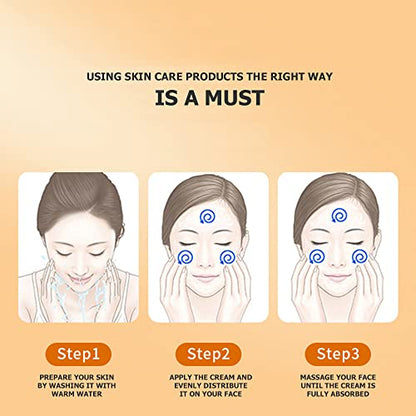 BIOAQUA Vitamin C Moisturizing Face Essence Cream Facial Cleansing Smoothing Oily Dry Skin Acne Repair 50g 1.76oz