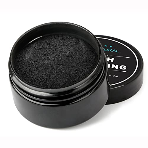 AICHUN BEAUTY Teeth Powder Organic Activated Charcoal Natural Food Grade Freshen Breath Safe On Sensitive Tooth Gum Gently Brush 30G