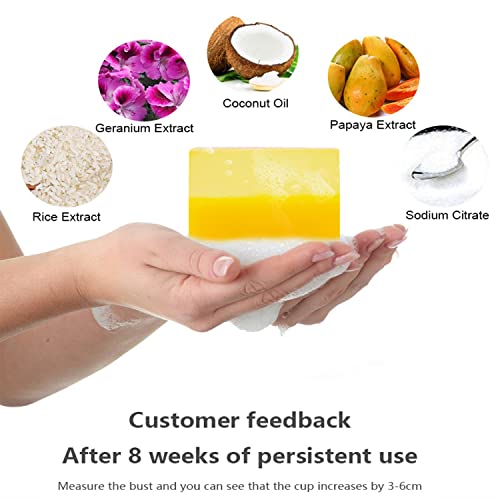 AICHUN BEAUTY Breast Enhance Essence Soap Shaping Firming Chest Lifting Enhancement Restores Softness Plant-Based Organic 72% 100g/3.38fl.oz