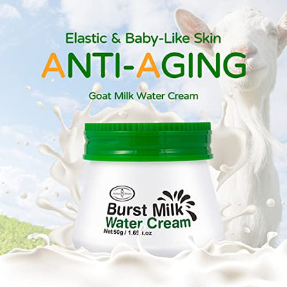 AICHUN BEAUTY Burst Milk Water Cream Baby Skin Goat Milk Moisturizing Lotion Emulsion Effect Gluten Free 50g 1.69fl.oz