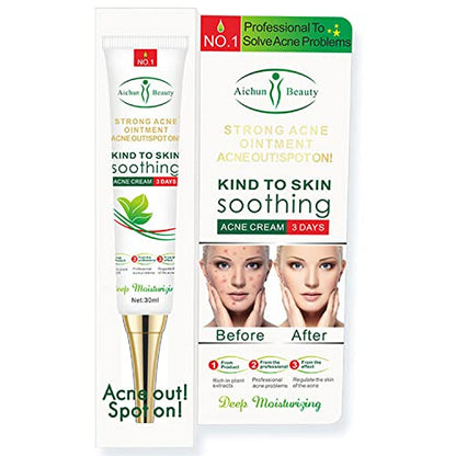 AICHUN BEAUTY Face Acne Cleaning Cream Skin Care Remove Repair Comedone Pimple Acne Face Acne Cream