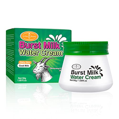 AICHUN BEAUTY Burst Milk Water Cream Baby Skin Goat Milk Moisturizing Lotion Emulsion Effect Gluten Free 50g 1.69fl.oz