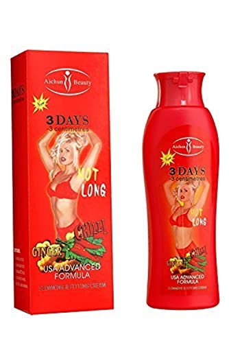 AICHUN BEAUTY Hot Chilli & Ginger Slimming Cream Losing Weight Dissolving Fat Fast 200ml (2 Pack)