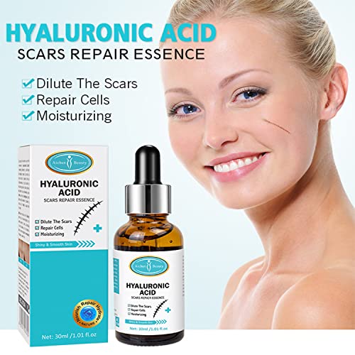 AICHUN BEAUTY Hyaluronic Acid Scars Repair Essence Repair Cells Serum Moisturizing Essential Oil Skin Scar Removal Nourish Hydrate 30ml/1.01fl.oz