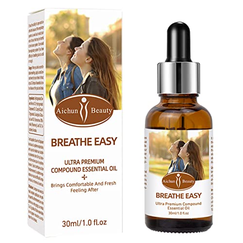 AICHUN BEAUTY Breath Easy Essential Oil Inhale Serum Assist Respiratory System Due Cold 30ml/1fl.oz