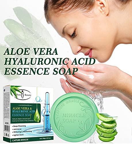 AICHUN BEAUTY Handmade Essence Soap Deep Cleaning Moisturizing Repair Oil Control Skincare 100ml