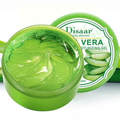 DISAAR Beauty Aloe Vera Anti-Acne Gel Cream Mass Sleep-Free Wash Moisturizing Oil 300ml