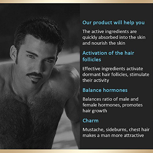 Men's Hair Beard Care 3in1 Set Oil Shampoo Wax Repair Mustache Fun Holiday Gift For Men 30ml + 100ml + 60g