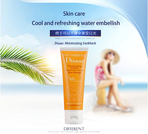 DISAAR SPF 60+ Moistening Sunblock Sunscreen Cream For Dry Sensitive Skin 80ml