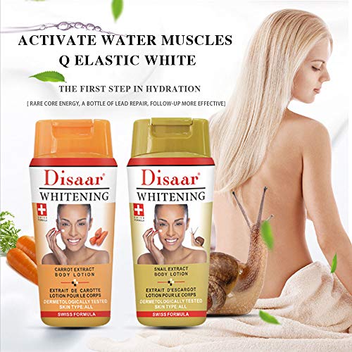 DISAAR Whitening Cream Face Body Legs Knees Private Swiss Formula Essense 250ml