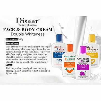 DISAAR Beauty Moisturizing Face And Body Cream