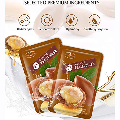 AICHUN BEAUTY Facial Mask Repair Essence Anti-Acne Refreshing Relieve Wrinkles Long-Lasting Soothing Face Skin Care Hydrating Moisturizing 10pcs