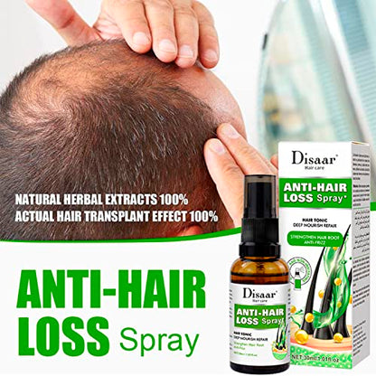 DISAAR BEAUTY Anti-Hair Loss Spray Tonic Deep Moisturize Nourish Repair Strengthen Hair Root Anti-Frizz Care 30ml / 1.01fl.oz