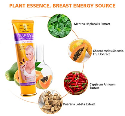 AICHUN BEAUTY Papaya Breast Enlarging Cream Chest Lifting Enlargement 3 days Effective 100ml