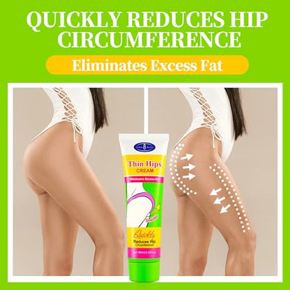 AICHUN BEAUTY Thin Hips Cream Eliminates Excess Fat Reduces Hip Circumference Firms Lifts Reshaping Butt Curves 100ml/3.3fl.oz