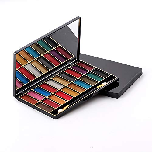 DISAAR Beauty Shiny 20 Color Wet Eye Shadow Palette Makeup Glitter 3D Gold Talcum Powder Waterproof Advanced Nano Technology Long-Lasting Effect 27g