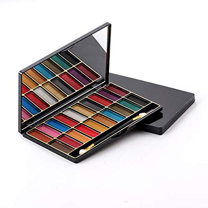 DISAAR Beauty Shiny 20 Color Wet Eye Shadow Palette Makeup Glitter 3D Gold Talcum Powder Waterproof Advanced Nano Technology Long-Lasting Effect 27g