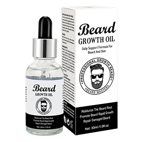 DISAAR Beauty Beard Growth Oil Daily Support Formula Moisturizing Roots Repair Damaged Hair 30ml / 1fl.oz
