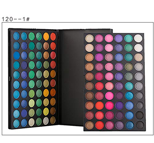 DISAAR Beauty 120 Color Pro 5 Kind Fashion Eyeshadow Palette Shimmer Eye Shadow Makeup Set