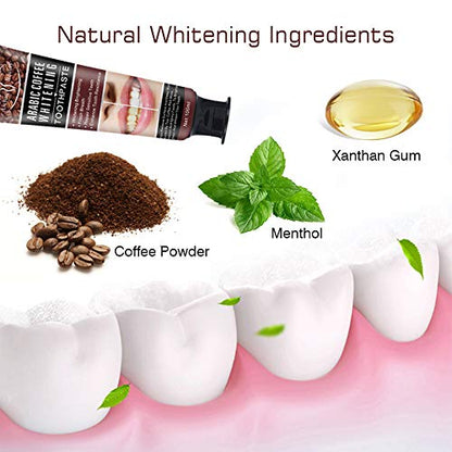 AICHUN BEAUTY Arabic Coffee Toothpaste Fresh Breath Repair Sensitive Teeth Enhance Tooth Resistance Clean Tooth Roots 100ml