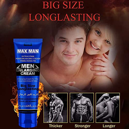 DISAAR BEAUTY Men's Massage Cream Penis Becomes Longer and Thicker Sexual Enhancement Erection Cream Men Energy Penis Growth Oil Delay Performance Boost Strength 50g