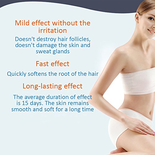 DISAAR BEAUTY Depilatory Hair Removal Cream + Repairing Milk Essence Emulsion Moisturizing Skin 100g+50g Set